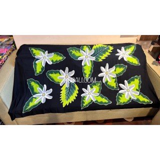 Best Quality Rayon Sarong Hand Painted Flower Design Handmade In Bali